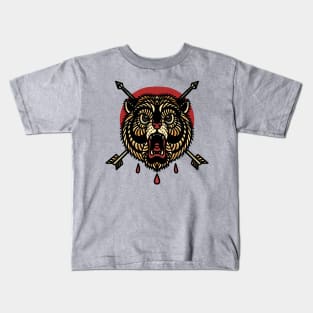 bear and arrow tattoo Kids T-Shirt